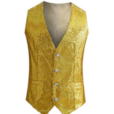 Sequin V-Neck Pride Vest